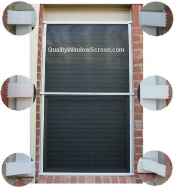 solar screen window clips brick screens grips ez clip larger install grip attaching