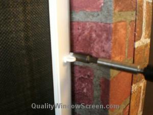 Install Solar Screens with Casement Turn Clips