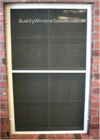 Solar Screen Attached with Turn Clips