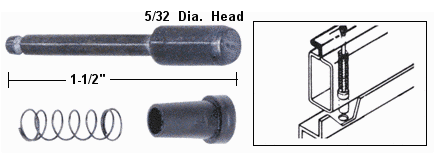 Spring Plunger Bolts For 3/4" Frame (5/32" Head)