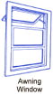 Roll-Away Window Screens for Awning Windows