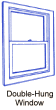 Disappearing Retractable Screens for Double Hung Window