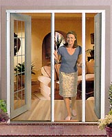 Disappearing Screen Doors Retract Out of Sight