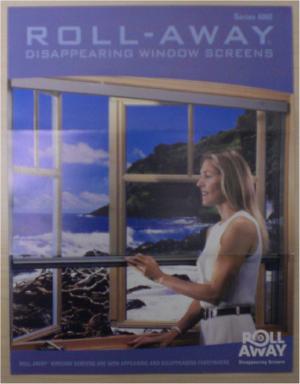 Roll-Away Retractable Window Screen Brochure