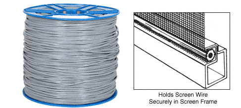.235 Serrated Spline 15 lb Roll (750 Ft) Grey