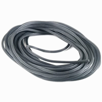 .125 Serrated Spline 100' Black