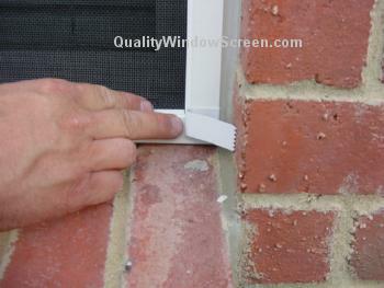 Attaching Solar Screens with EZ Brick Grips