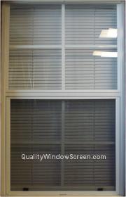 Typical Single Hung Half Window Screen