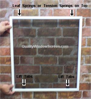 How to Order Window Screen Hardware