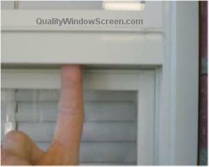 Top Window Screen Channel