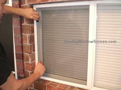 Install or Remove Fiberglass Window Screens
