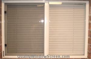 Typical Horizontal Slider Half Window Screen