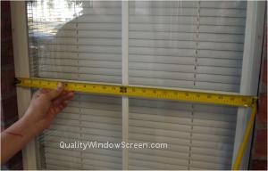 Measuring Solar Screens Width