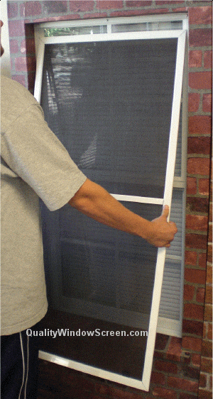 How to Install Top of Solar Screens