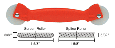 Spline Roller Tool Economy Nylon